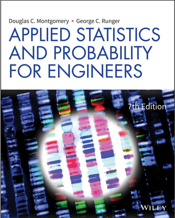 Book cover: Applied statistics and probability for engineers