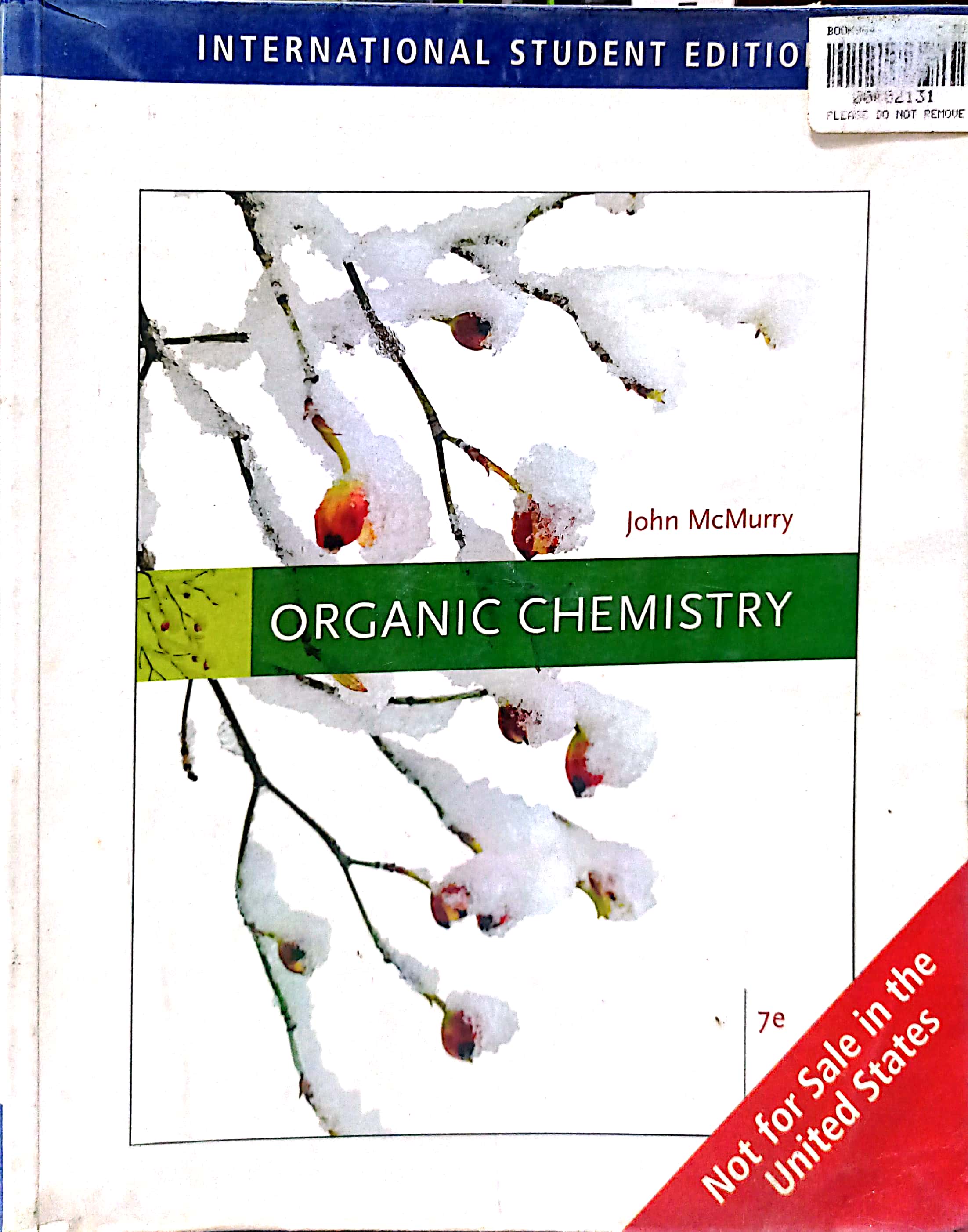 Book cover: Organic chemistry