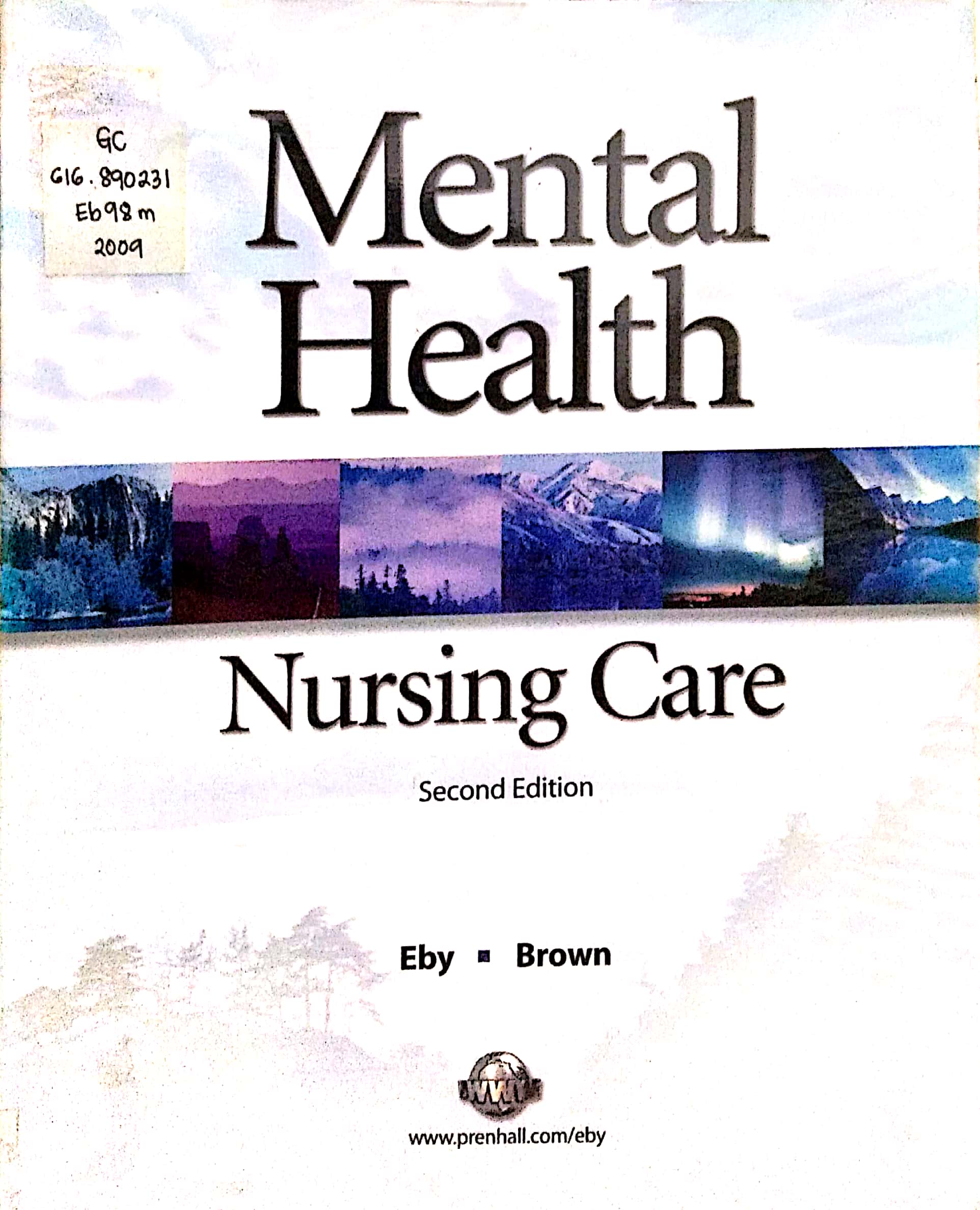 Book cover: Mental health nursing care