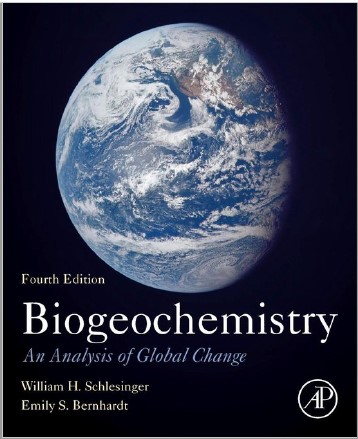 Book cover: Biogeochemistry: an analysis of global change.