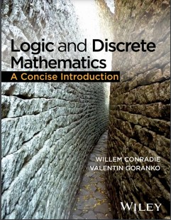 Book cover: Logic and discrete mathematics: a concise introduction