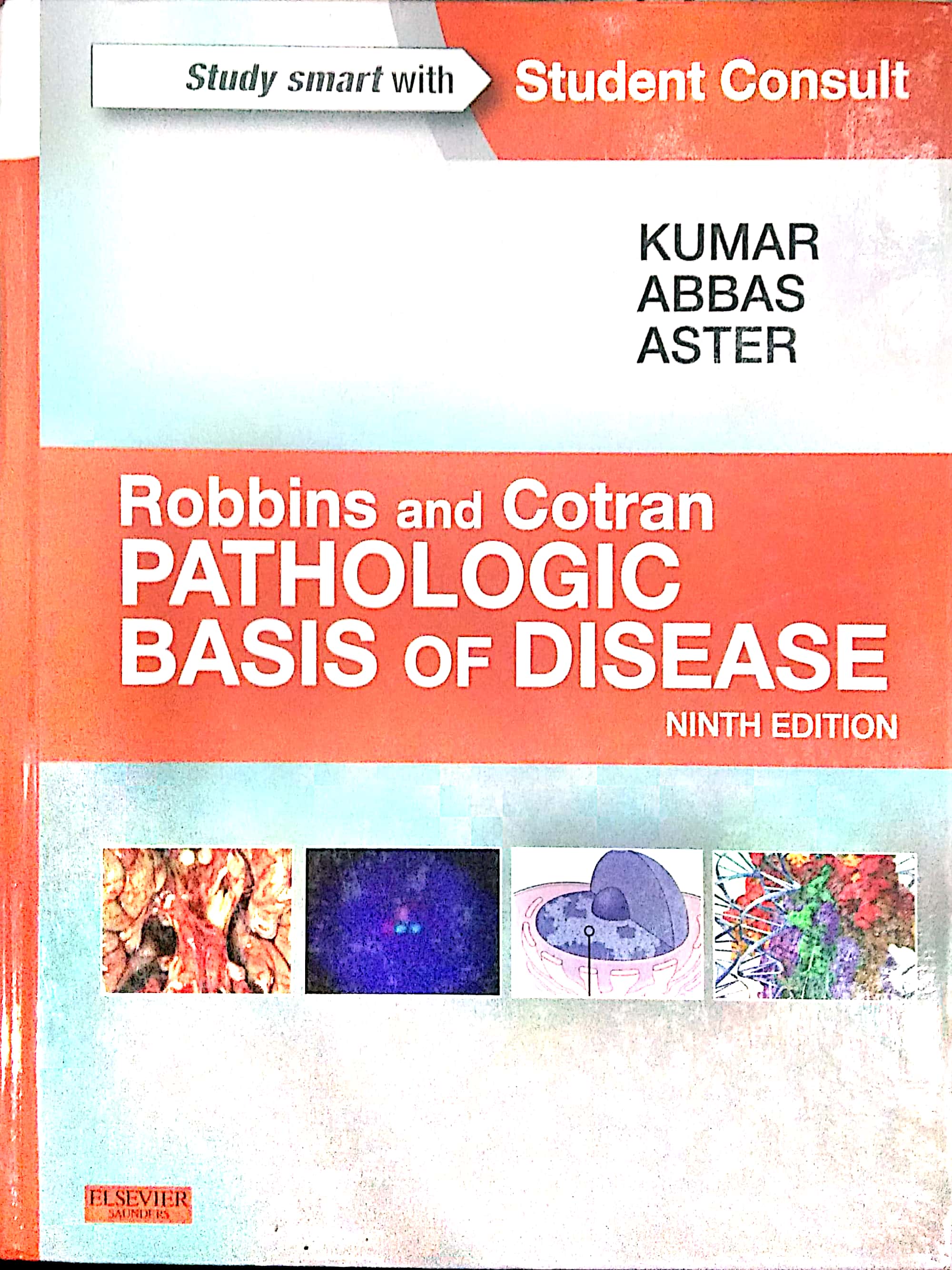Book cover: Pathologic basis of disease.