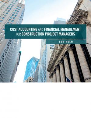 Book cover: Cost accounting and financial management for construction project managers