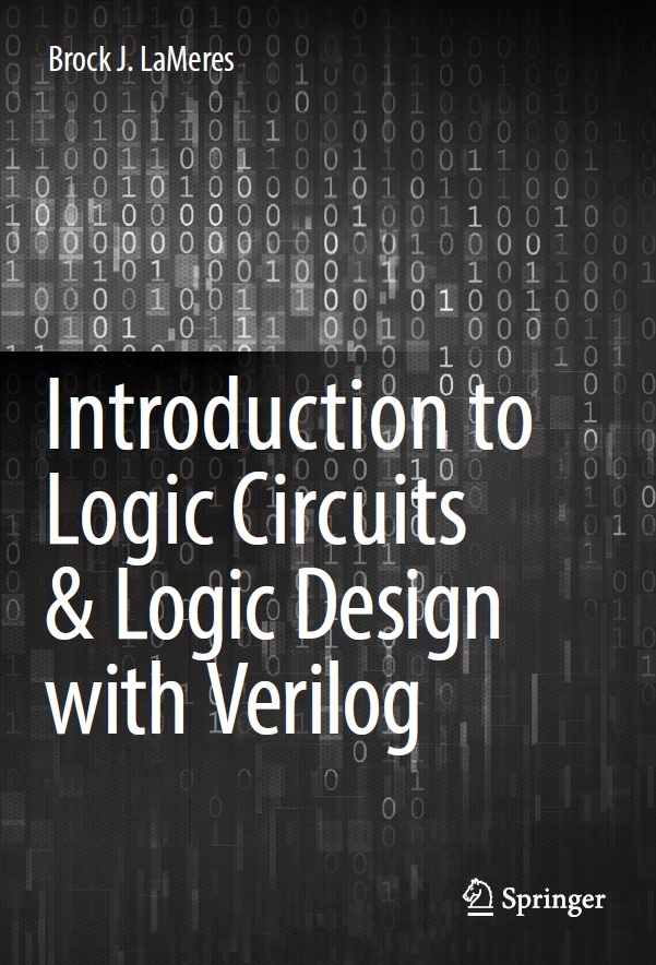 Book cover: Introduction to logic circuits & logic design with Verilog