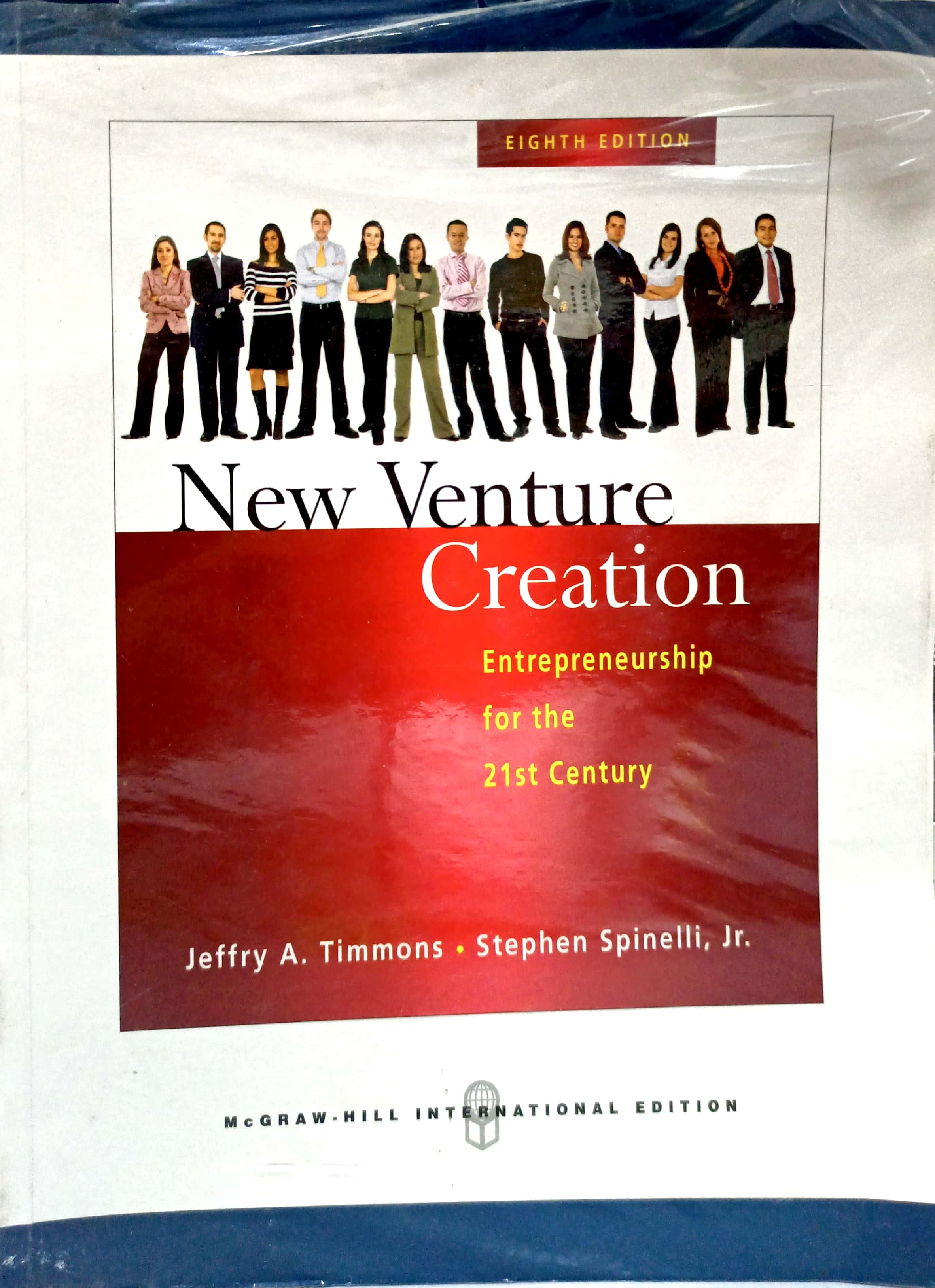 Book cover: New venture creation : entrepreneurship for the 21st century