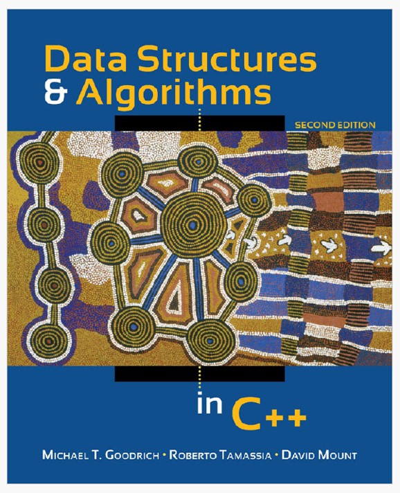 Book cover: Data structures and algorithms in c++