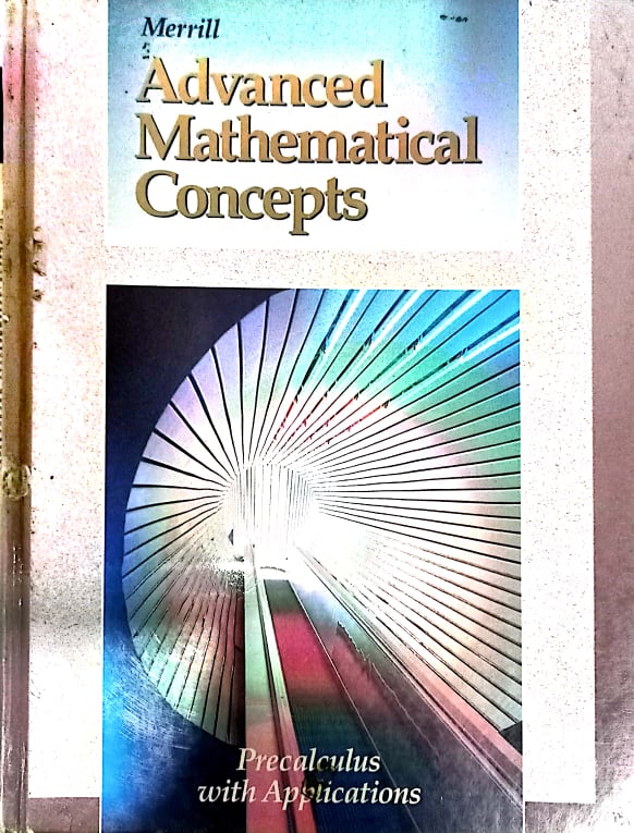 Book cover: Advanced mathematical concepts : precalculus with applications