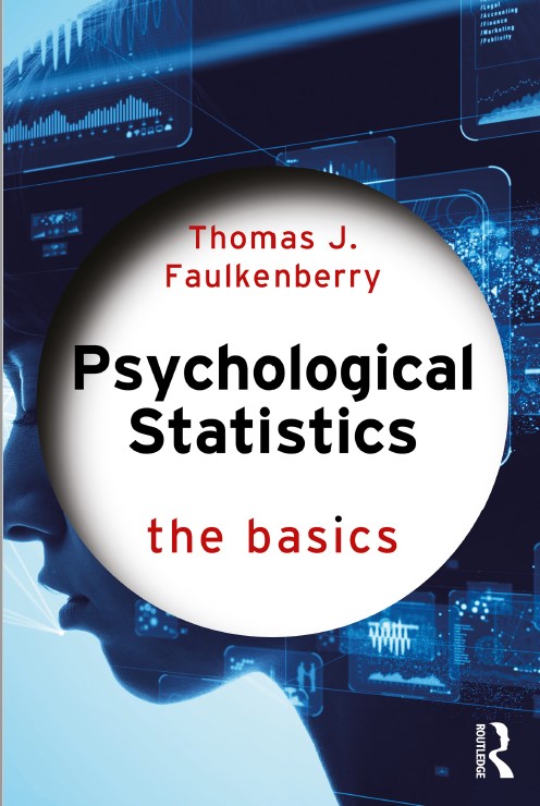 Book cover: Psychological statistics: the basics