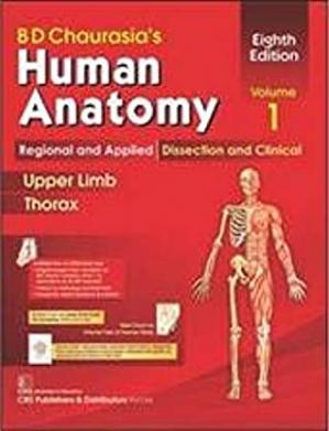Book cover: Bd chaurasia’s human anatomy : regional and applied dissection and clinical upper limb and thorax
