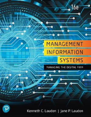 Book cover: Management information system : managing the digital firm