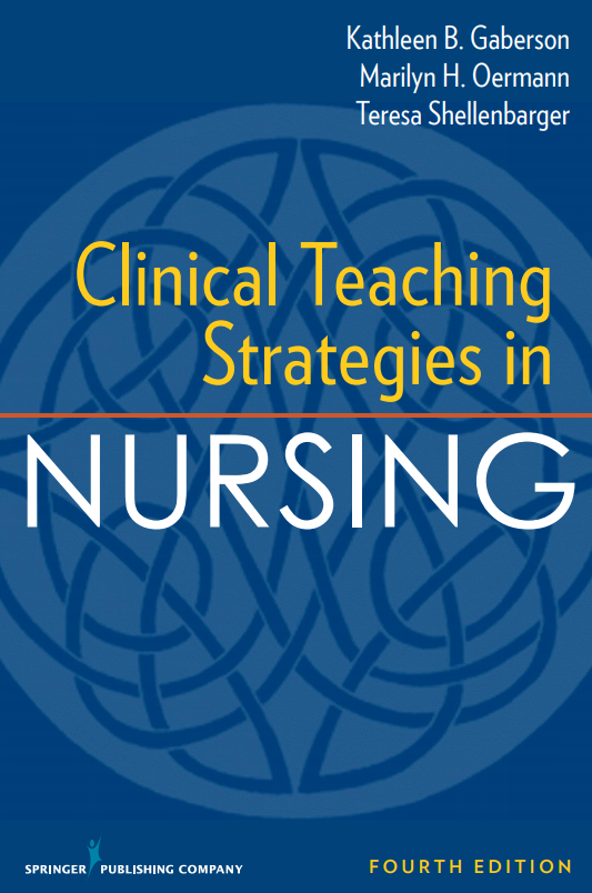 Book cover: Clinical teaching strategies in nursing.