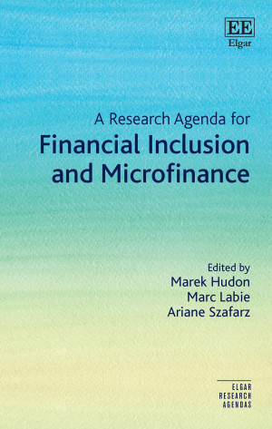 Book cover: A Research agenda for financial inclusion and microfinance