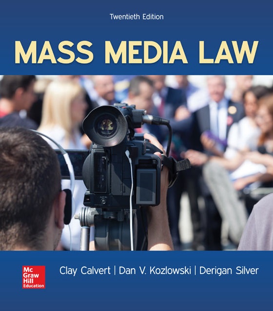 Book cover: Mass media law