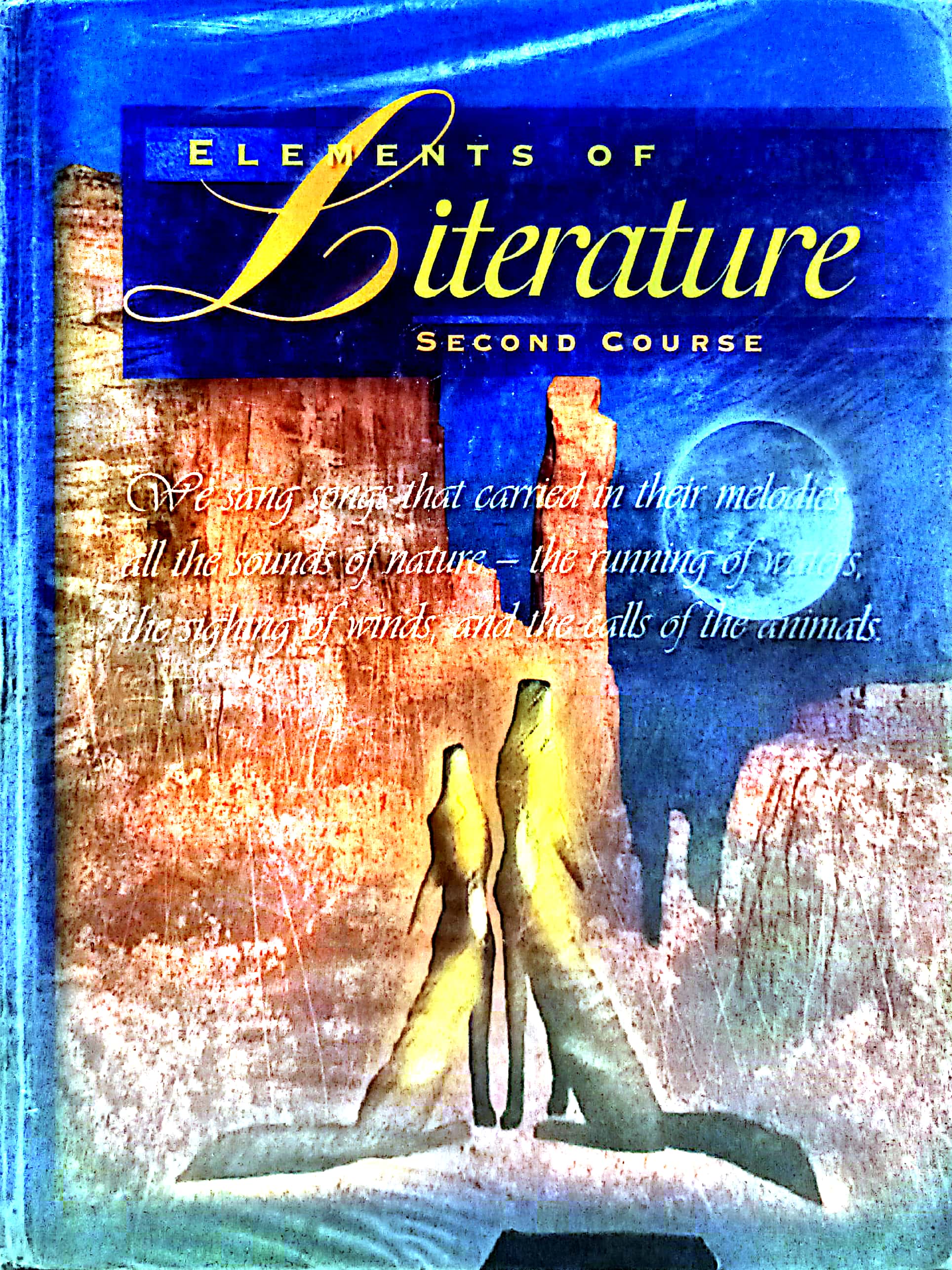 Book cover: Elements of literature second course