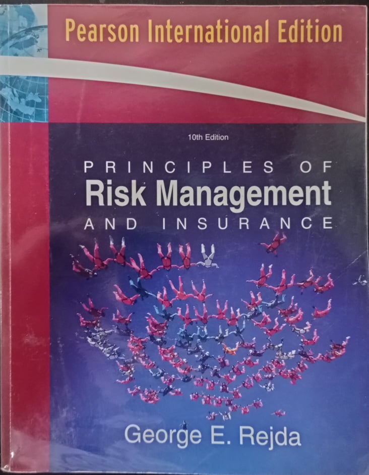 Book cover: Principles of risk management and insurance