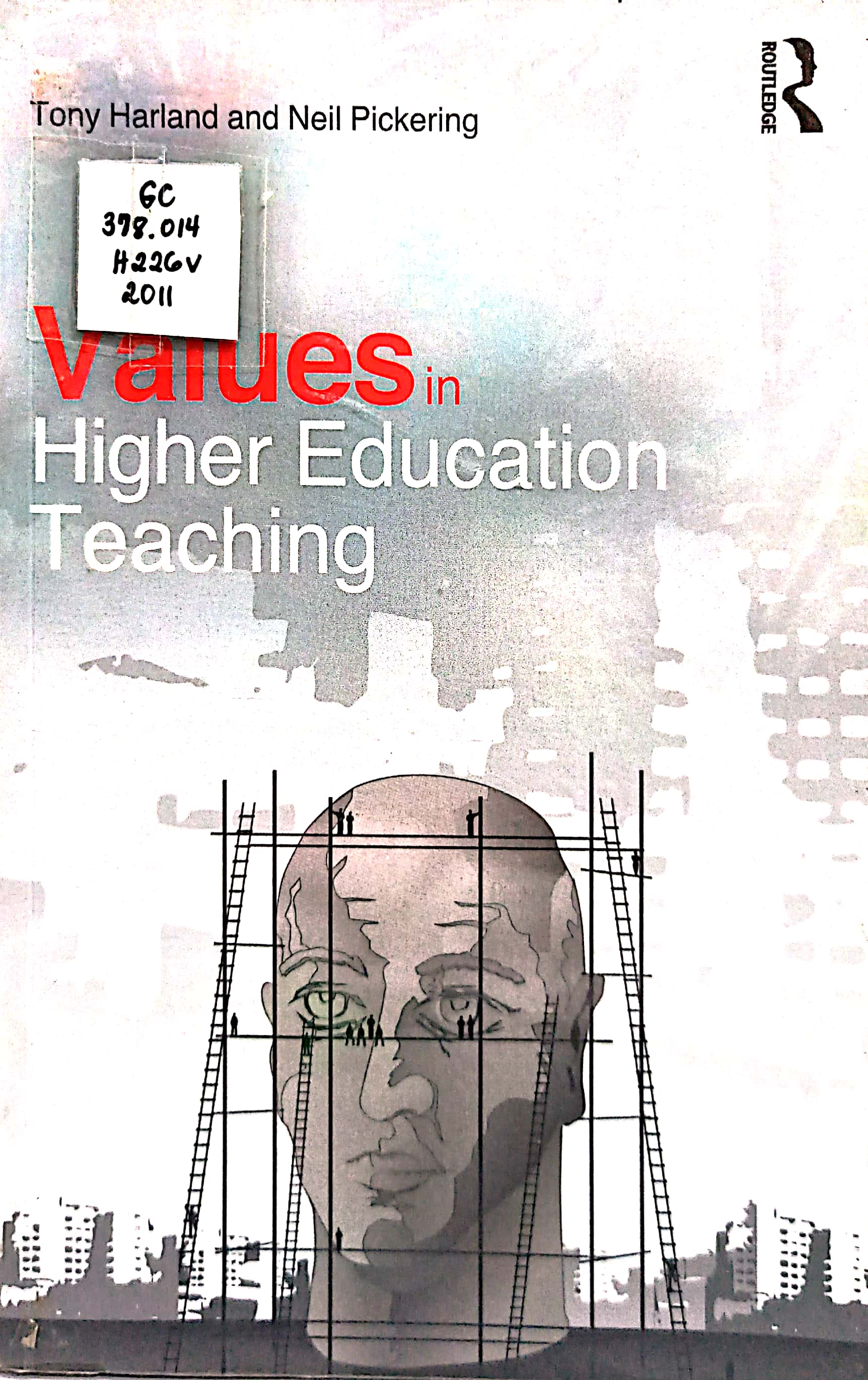 Book cover: Values in higher education teaching