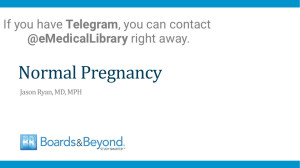 Book cover: Normal pregnancy