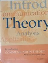 Book cover: Introducing Communication theory.