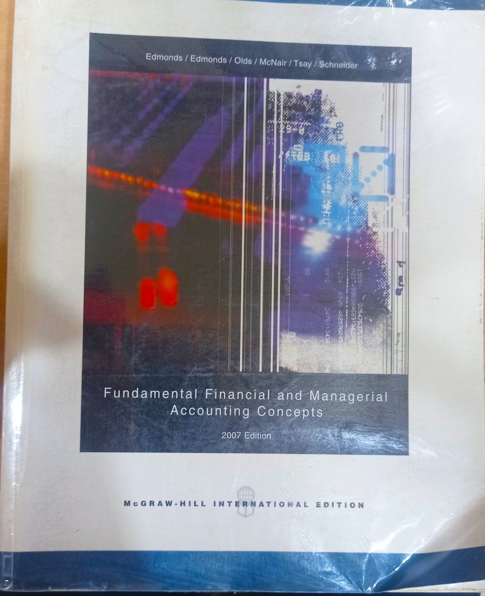 Book cover: Fundamental financial and managerial accounting concepts