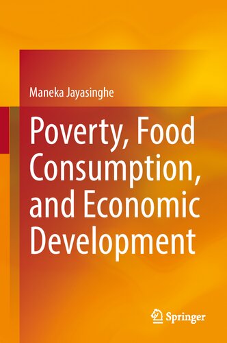 Book cover: Poverty, food consumption, and economic development.