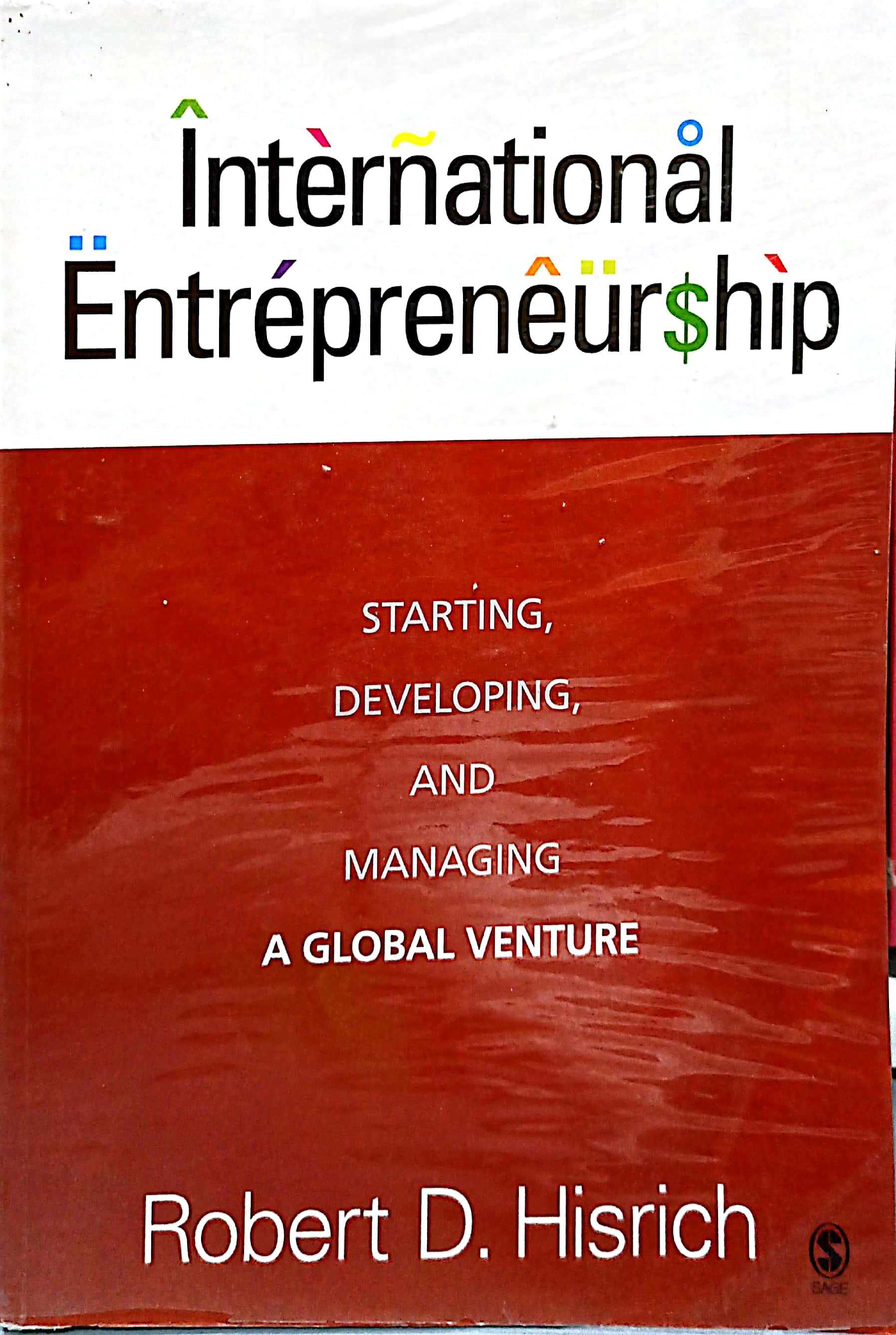Book cover: International entrepreneurship starting: developing
