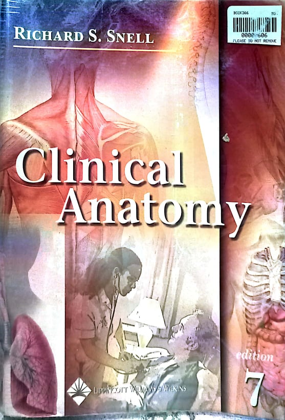 Book cover: Clinical anatomy