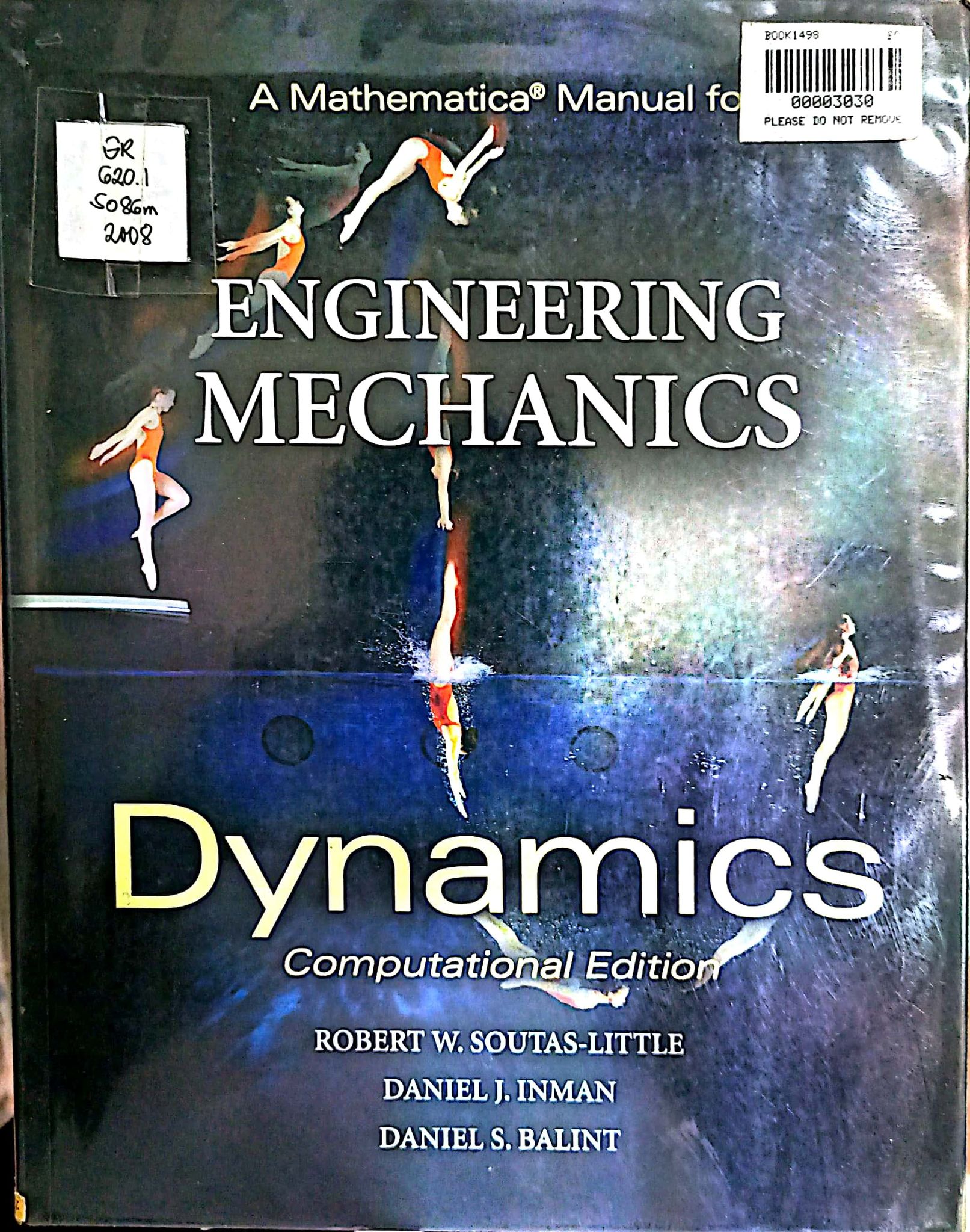 Book cover: A Mathematical manual for engineering mechanics : dynamics