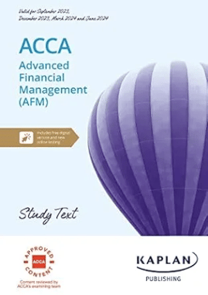 Book cover: Advanced financial management (afm) exam kit