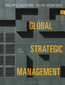 Book cover: Global strategic management