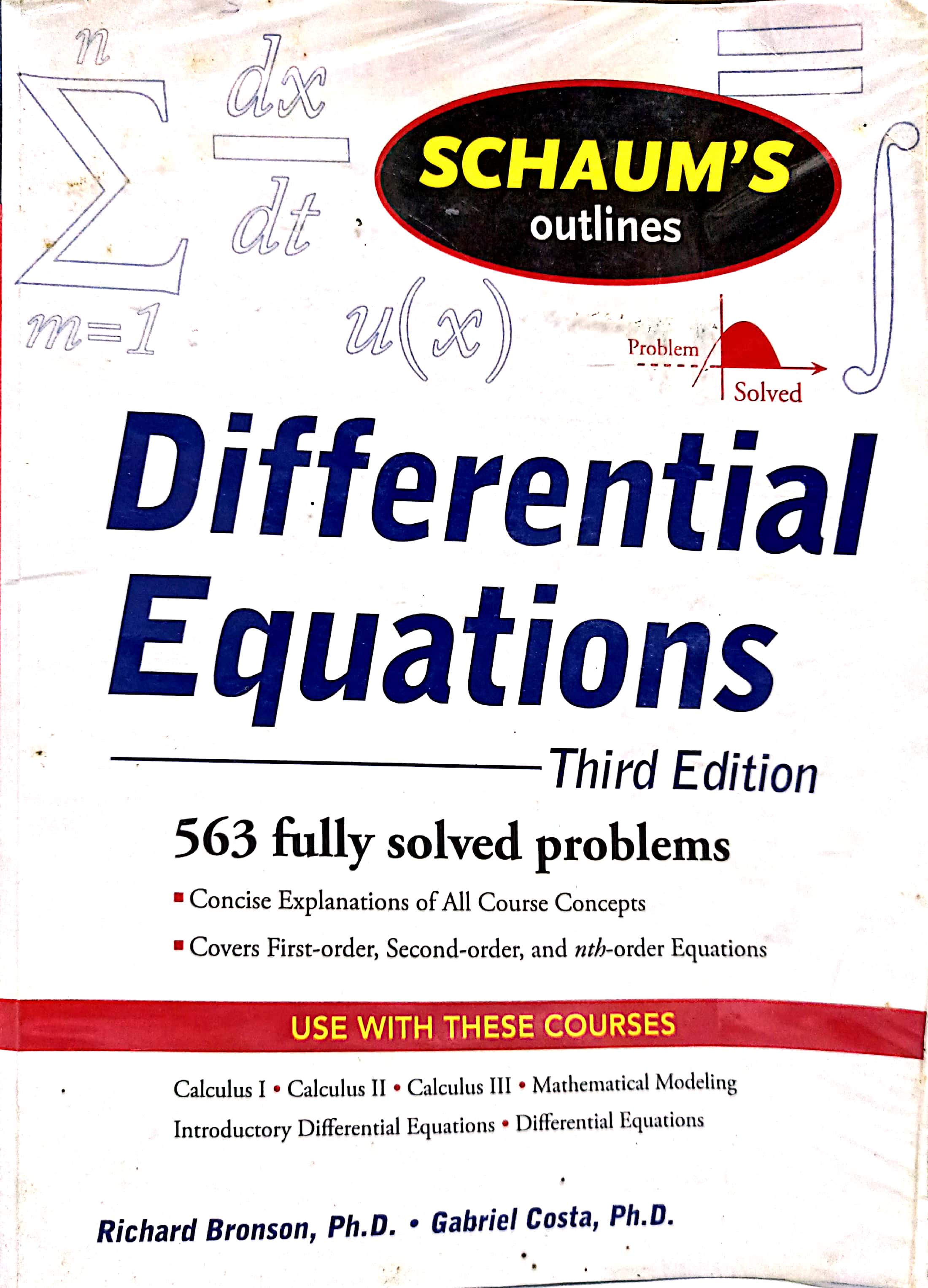 Book cover: Differential equations