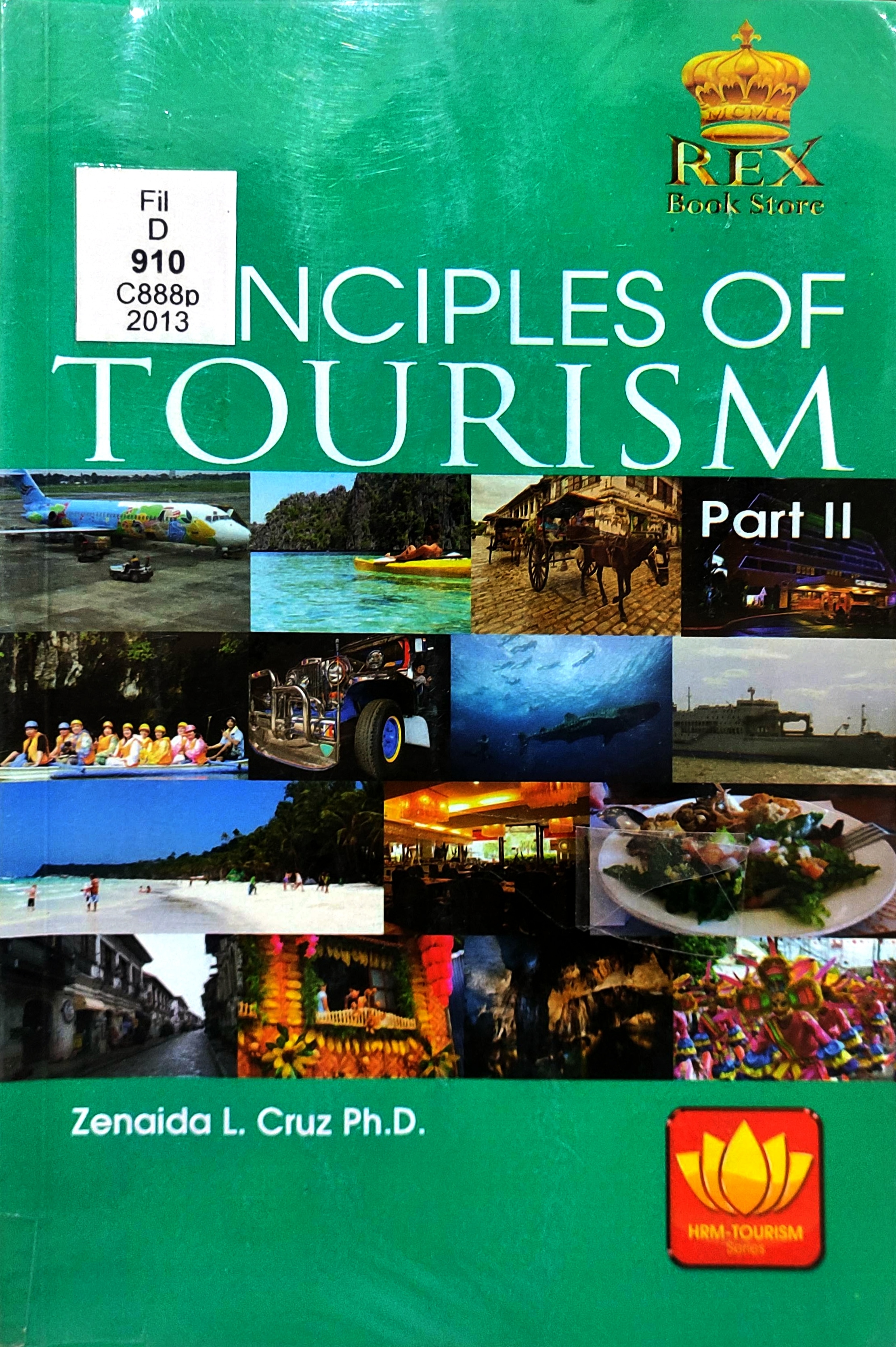 Book cover: Principles of tourism : part ll