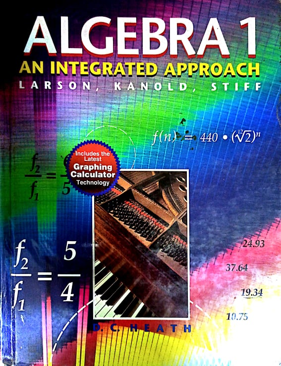 Book cover: Algebra 1: an integrated approach