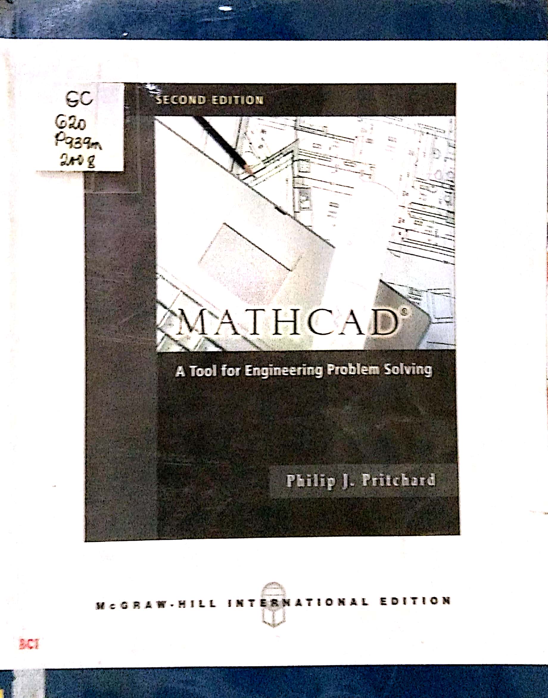 Book cover: Mathcad : a tool for engineering problem solving