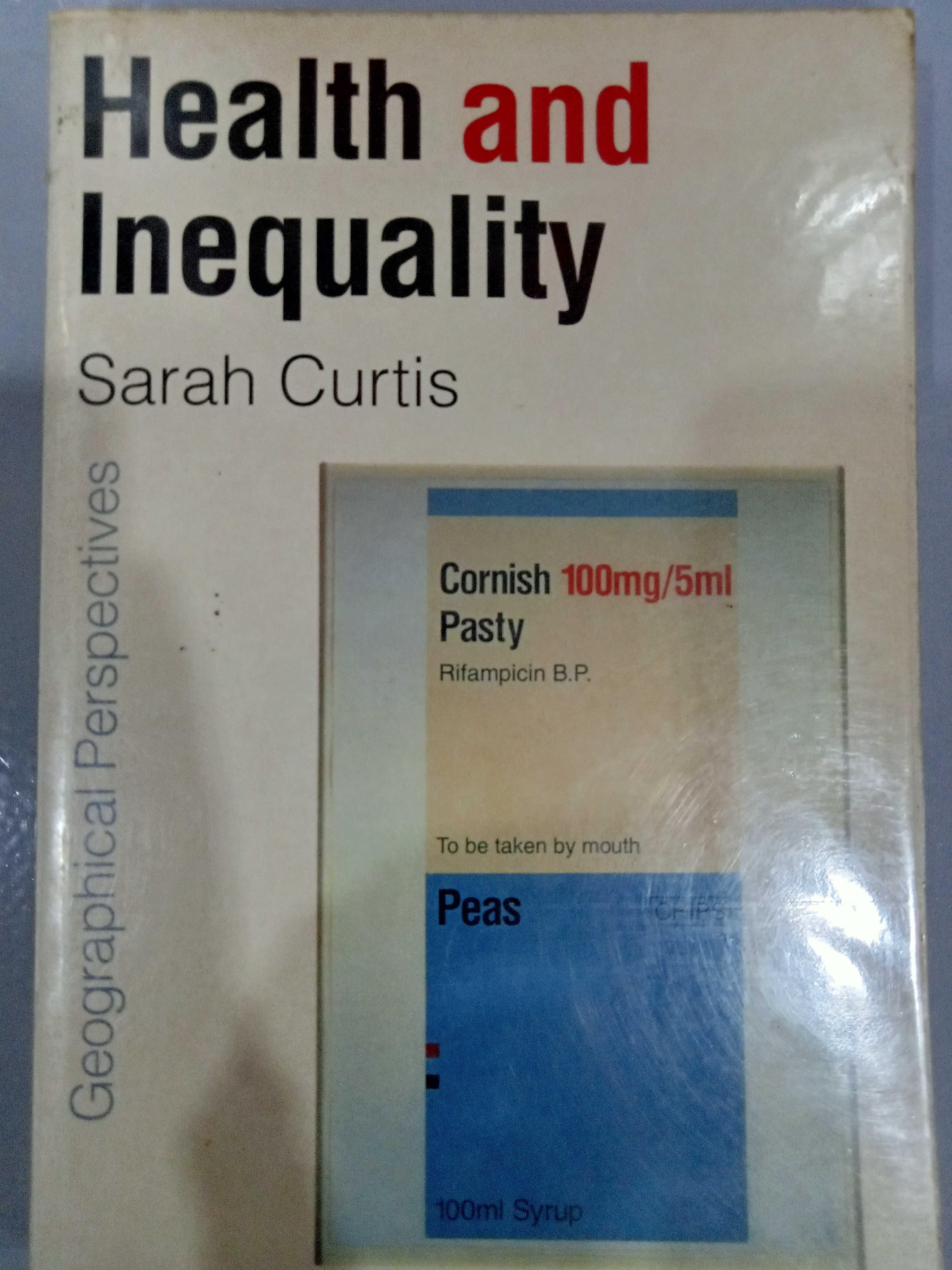 Book cover: Health and inequality