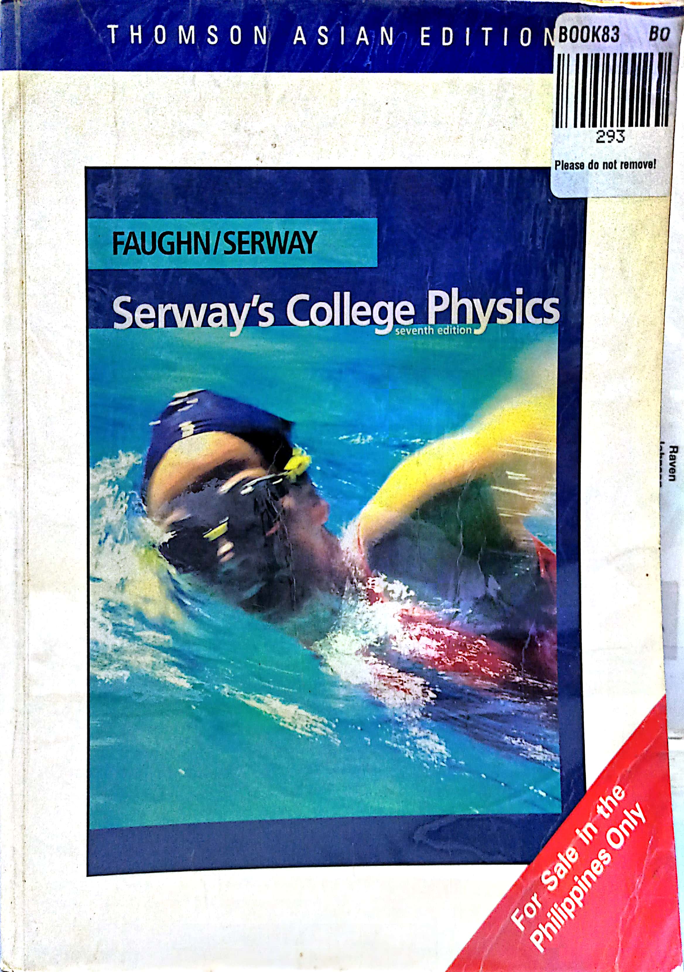 Book cover: Serway's college physics