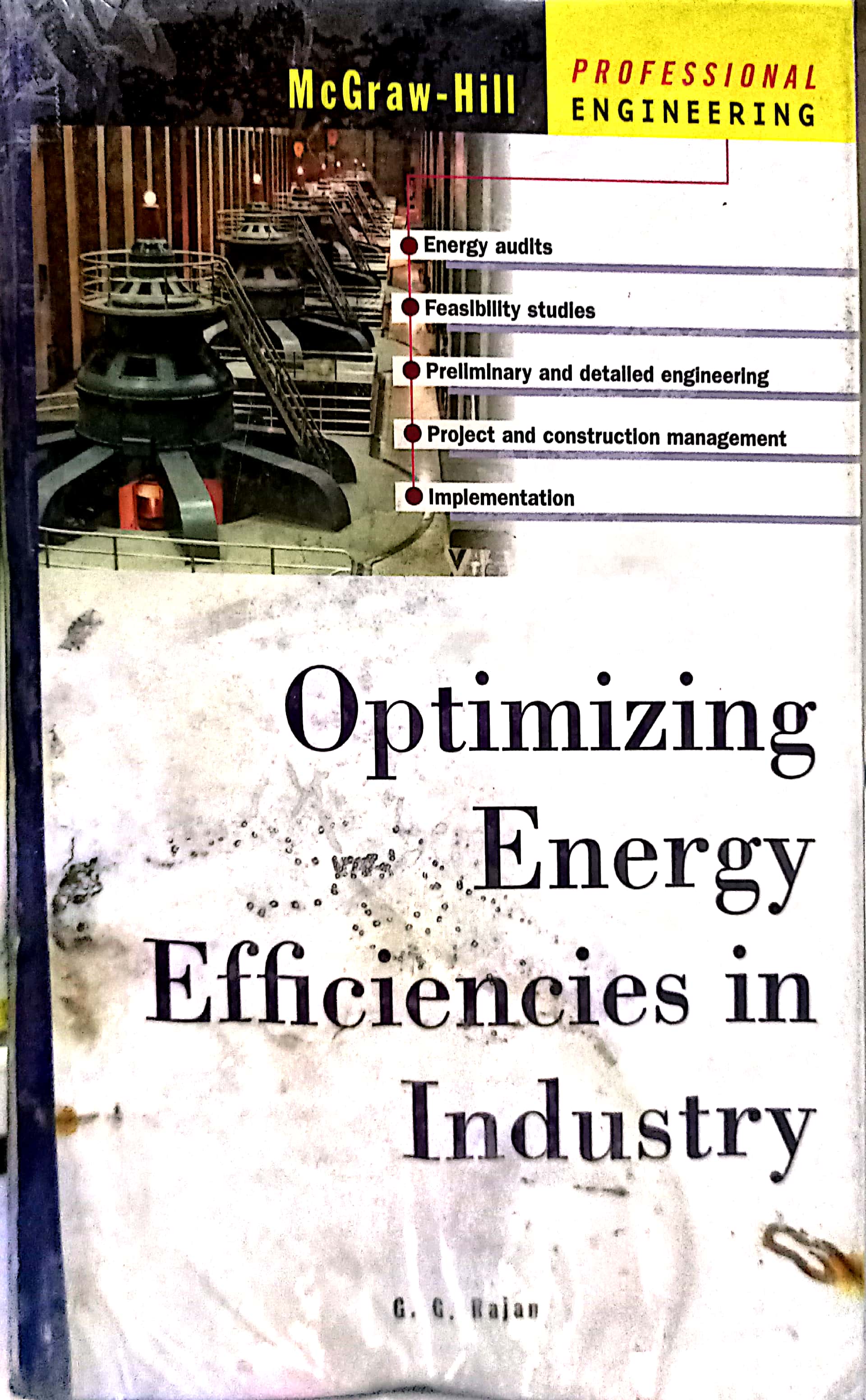 Book cover: Optimizing energy efficiencies in industry