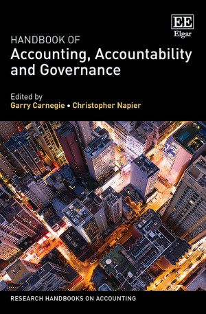 Book cover: Handbook of accounting, accountability and governance