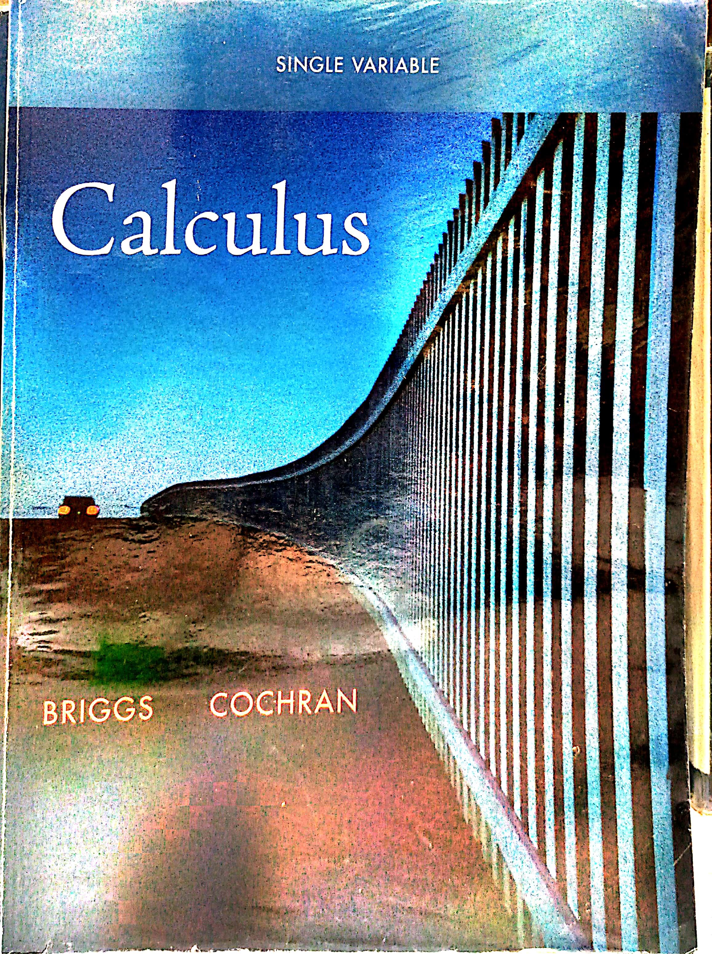 Book cover: Calculus: single variable.