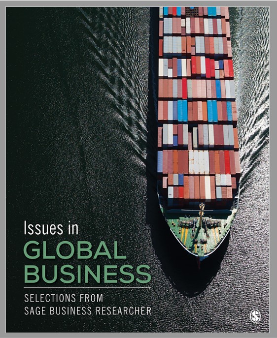 Book cover: Issues in global business : selections from sage business researcher