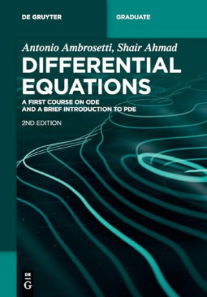 Book cover: Differential equations : a first course on ode and a brief introduction to pde