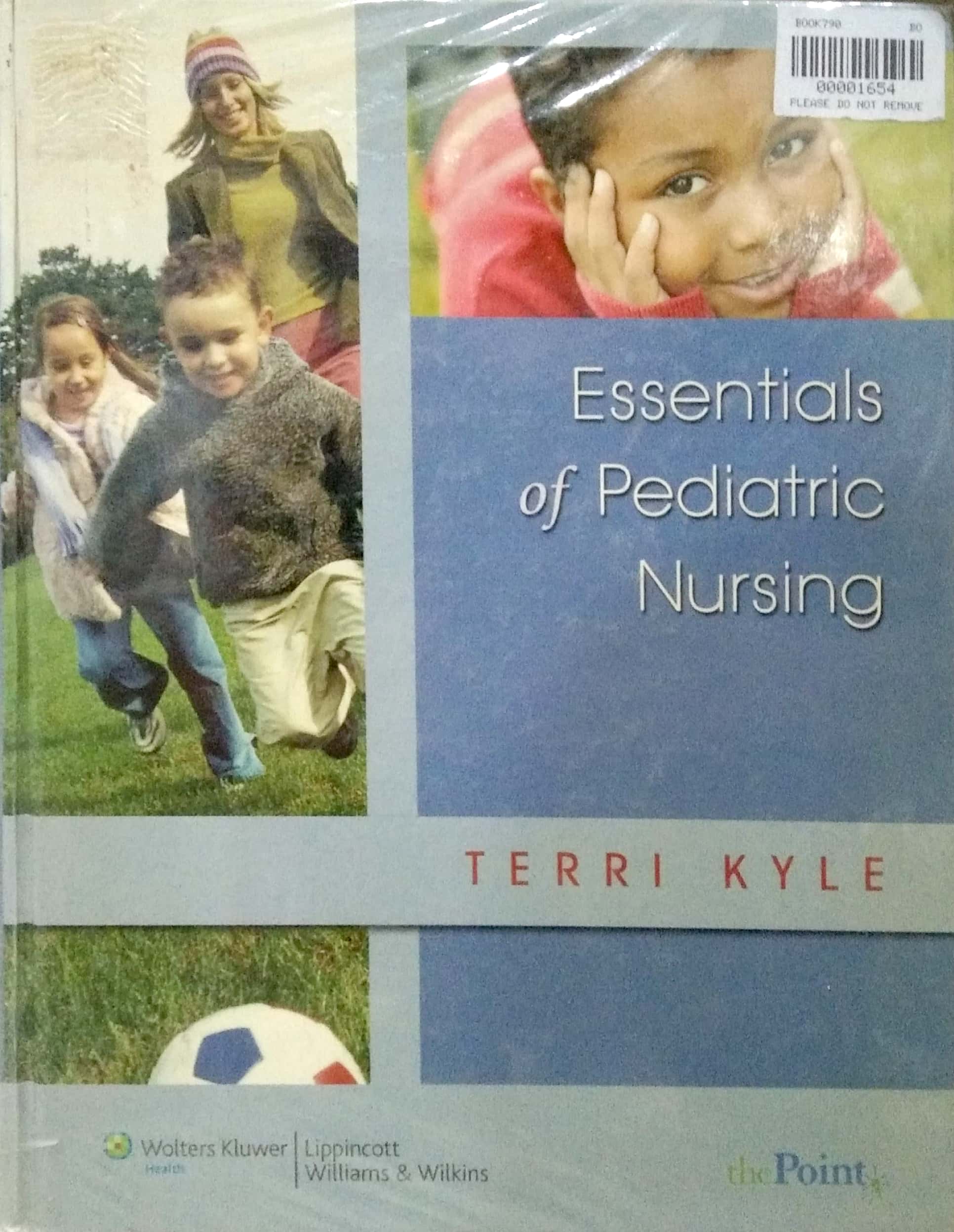 Book cover: Essentials of pediatric nursing.
