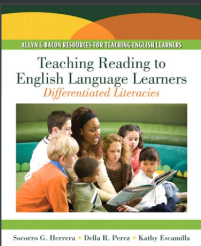 Book cover: Teaching reading to English language learners: differentiated literacies.