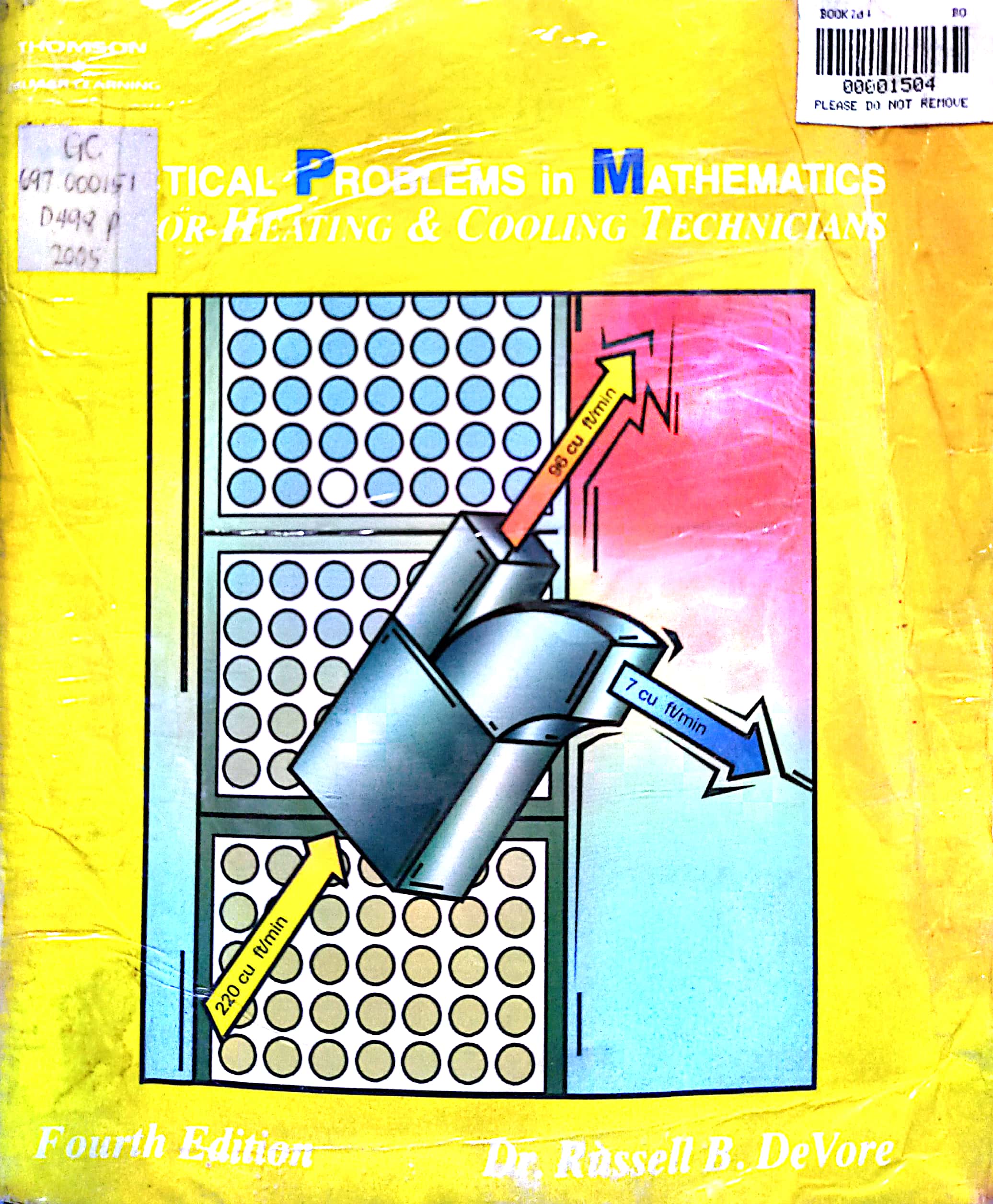 Book cover: Practical Problems in Mathematics for Heating and Cooling Technician