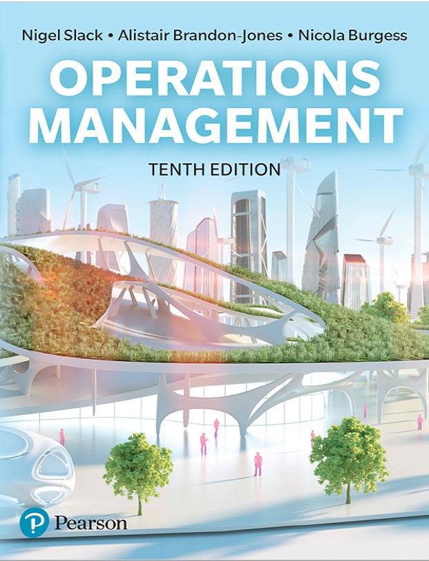 Book cover: Operations management