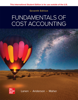 Book cover: Fundamentals of cost accounting