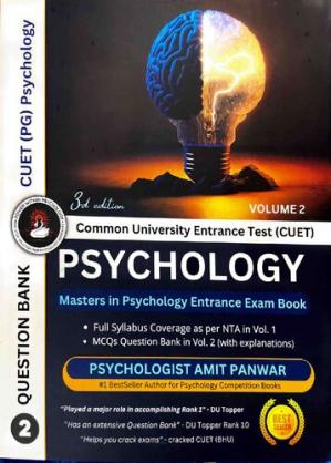 Book cover: Psychology : Masters in psychology entrance examination book