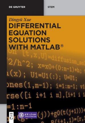 Book cover: Differential equation solutions with MATLAB