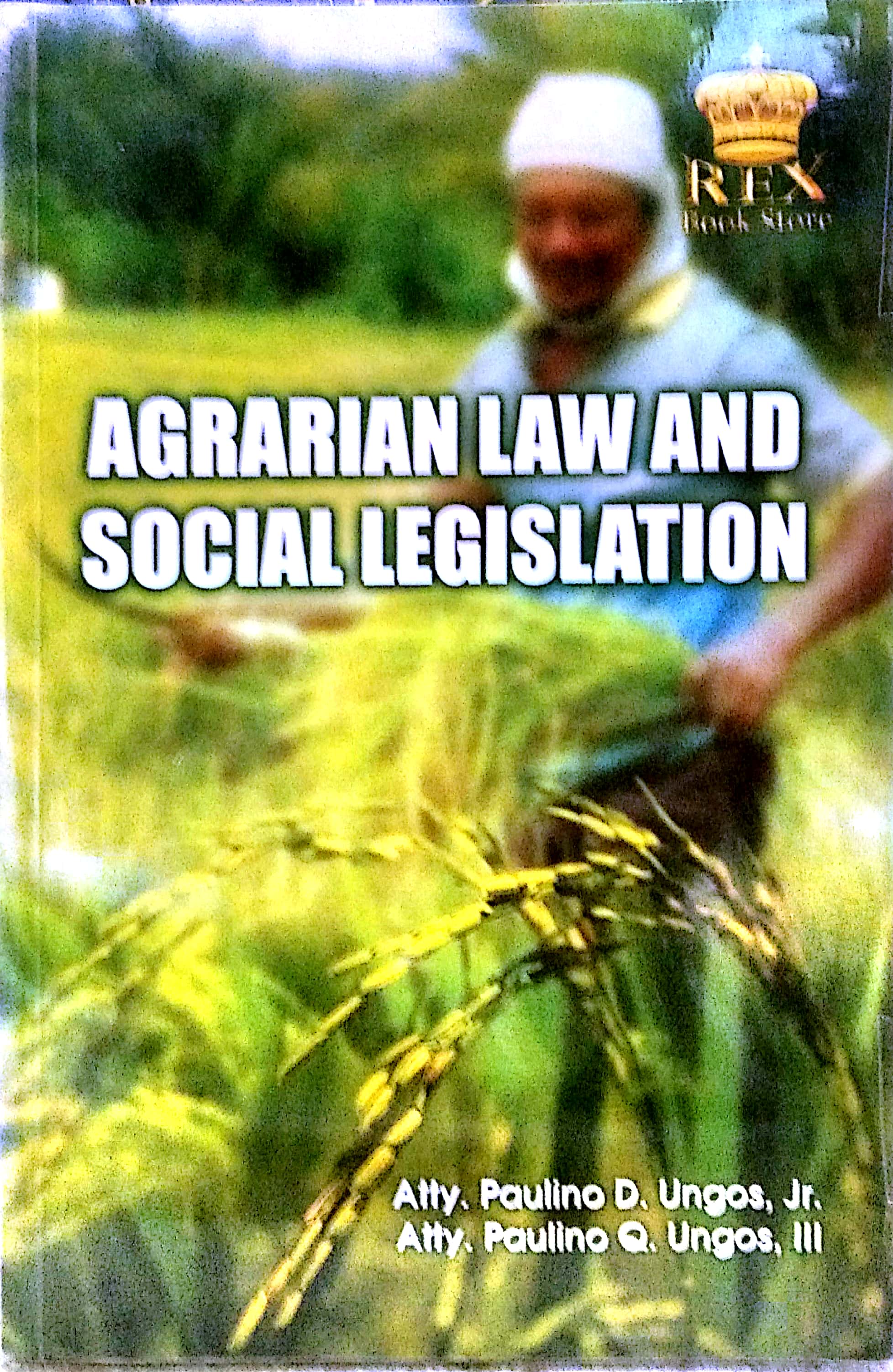 Book cover: Agrarian law and social legislation