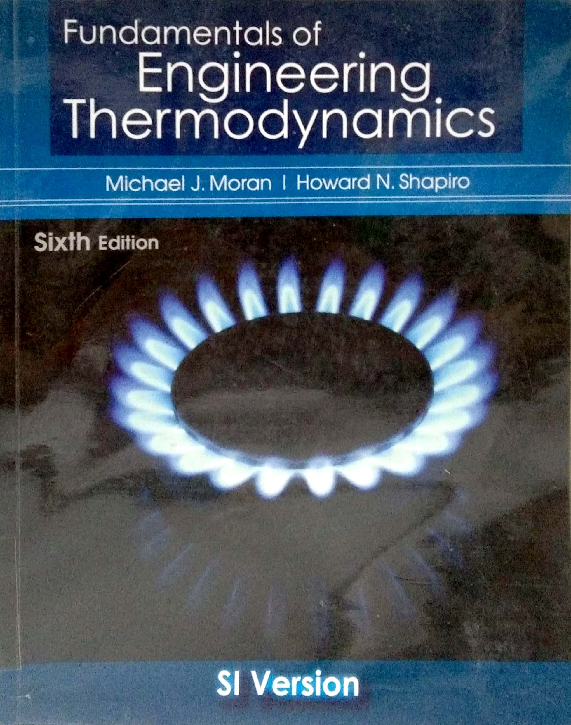 Book cover: Fundamentals of engineering thermodynamics