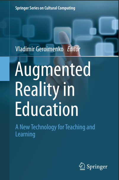 Book cover: Augmented reality in education: a new technology for teaching and learning.